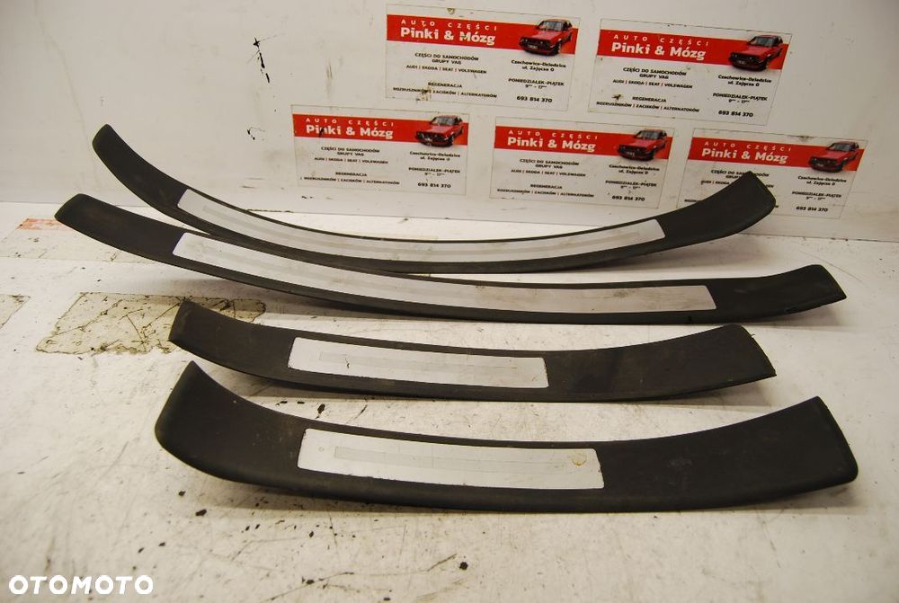 NAKŁADKI LISTWY PROGOWE 4SZT. AUDI A4 B6 B7 EXEO 8E0853373 8E0853373N - 3