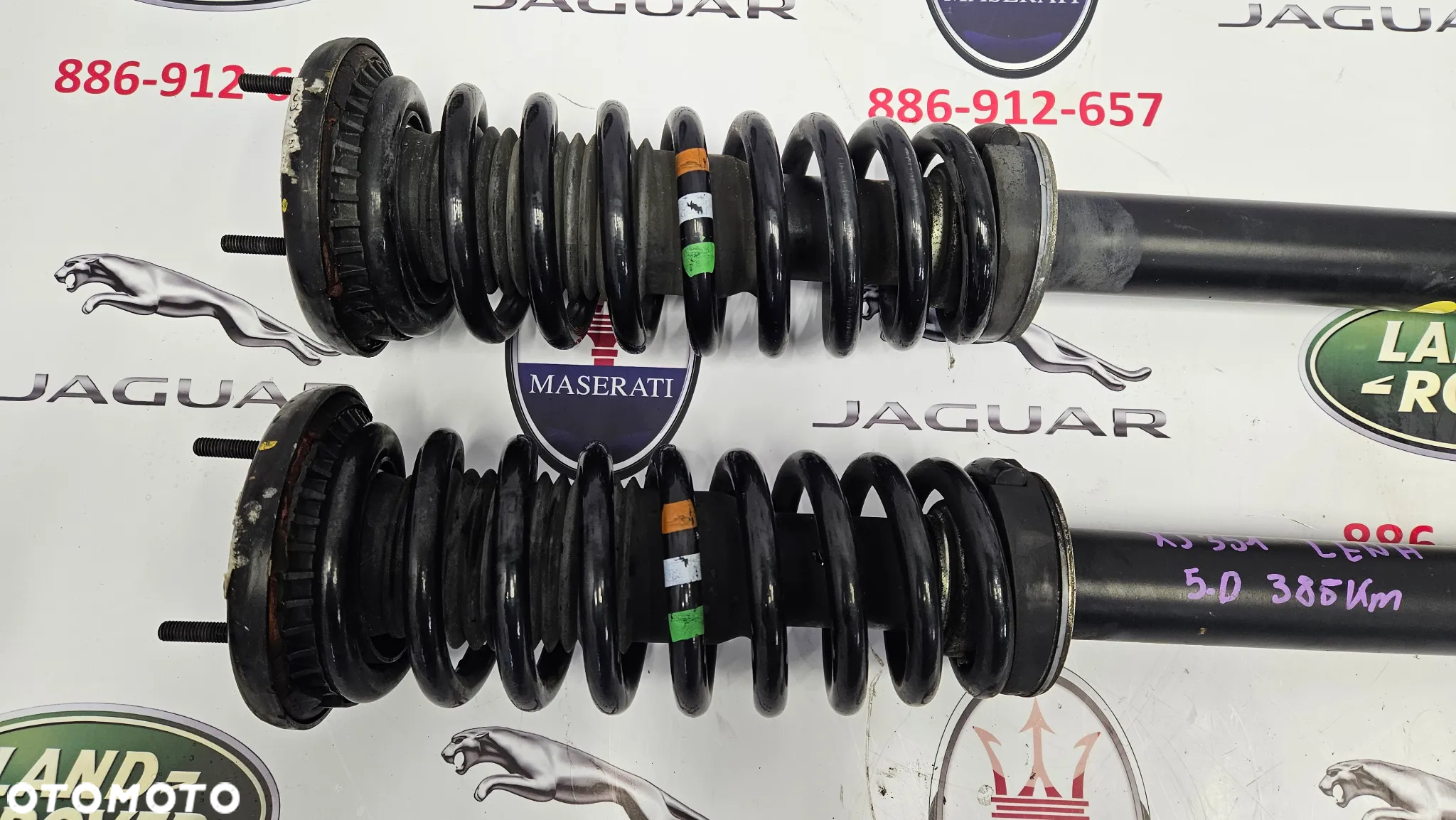 Jaguar XJ 351 2010-2015 5.0 508PN 385 KM Kompletny amortyzator prawy lub lewy Sprężyna AW93-18045-CA - 2