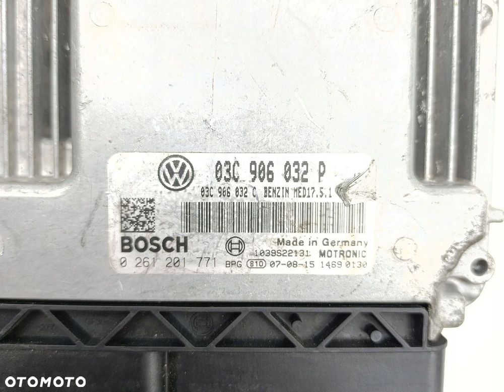 KOMPUTER SILNIKA STEROWNIK VW GOLF V 1.4 TSI 03C906032P 0261201771 - 2