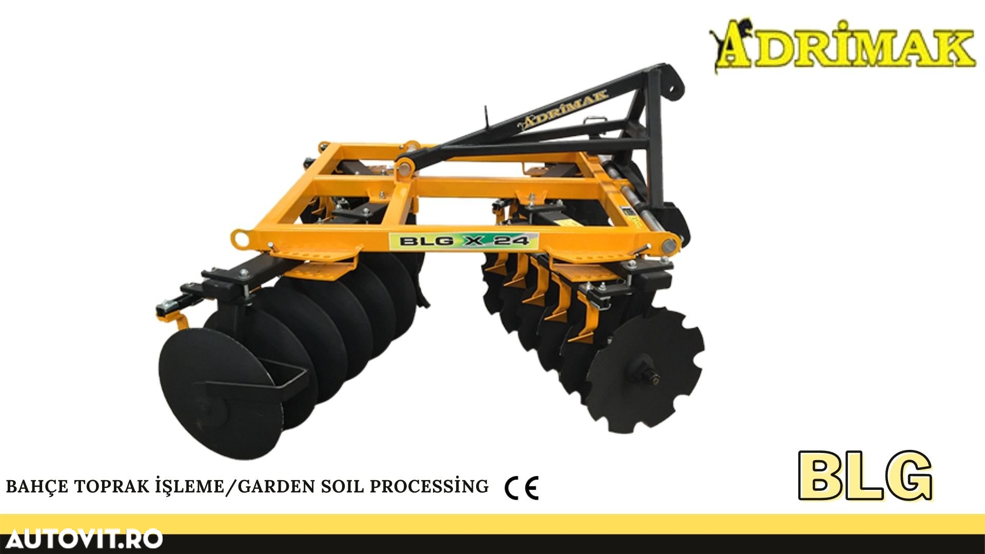 Altul Grape cu discuri in forma de X ADRIMAK, Model BLG X 16 - 5