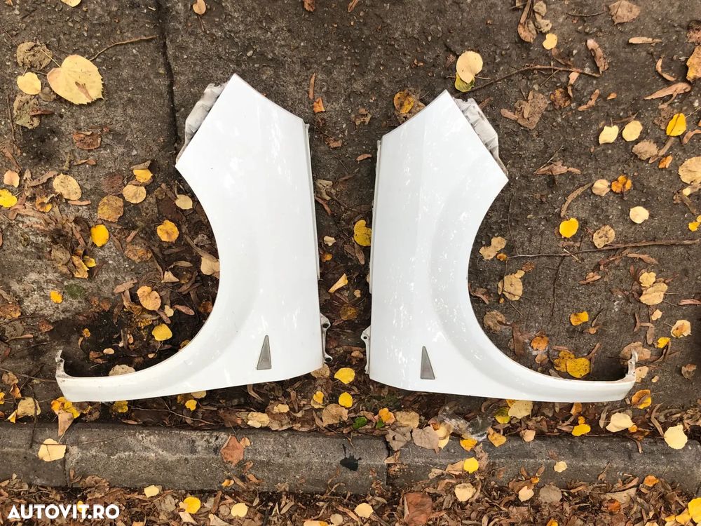 Aripa stanga/Aripa dreapta fata Renault Scenic 2005 alb - 1