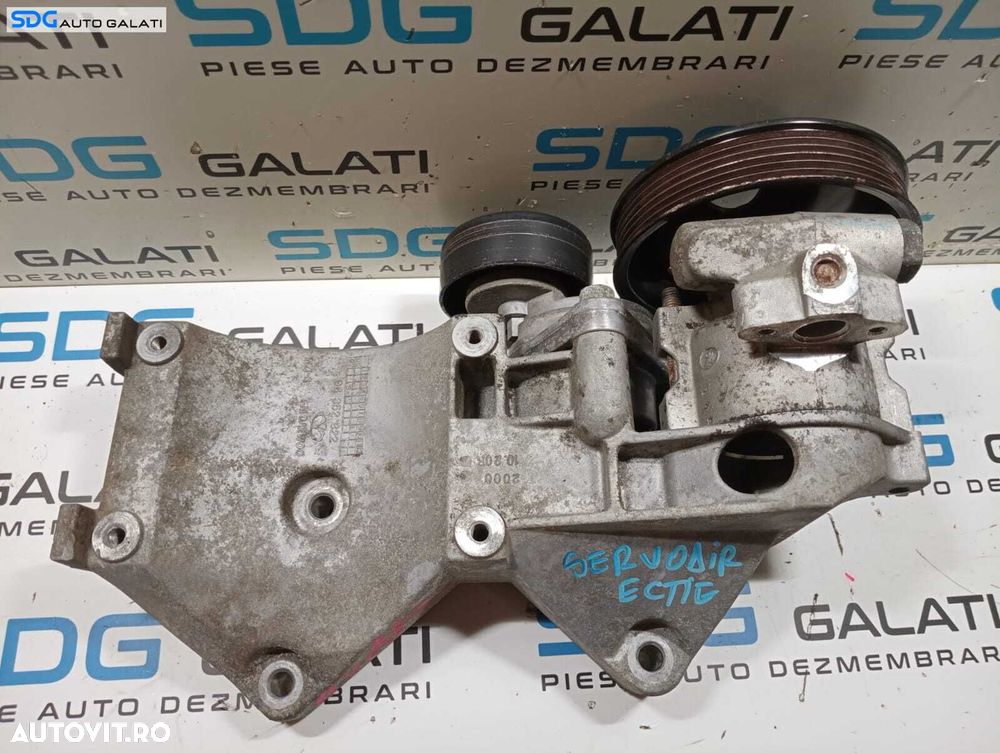 Suport Accesorii Pompa Servodirectie Servo Directie Compresor AC Clima cu Rola Role Intinzatoare Chevrolet Aveo T250 1.4 B 2005 - 2011 Cod 96352822 [M6663] - 6