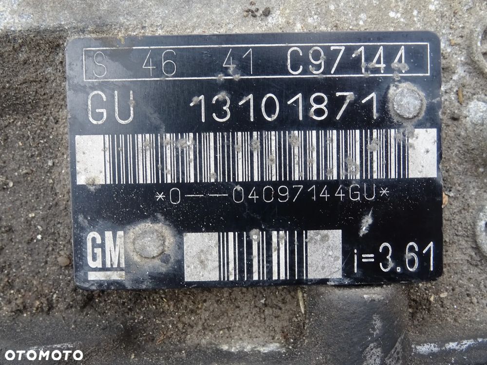 SKRZYNIA BIEGÓW F35 OPEL SIGNUM VECTRA C 2,2 D Y22DTR 2.0D 3.2V6 - 3
