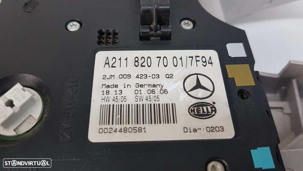 LUZ INTERIOR MERCEDES CLASE E (W211) BERLINA E 200 CDI (211.007) - 4