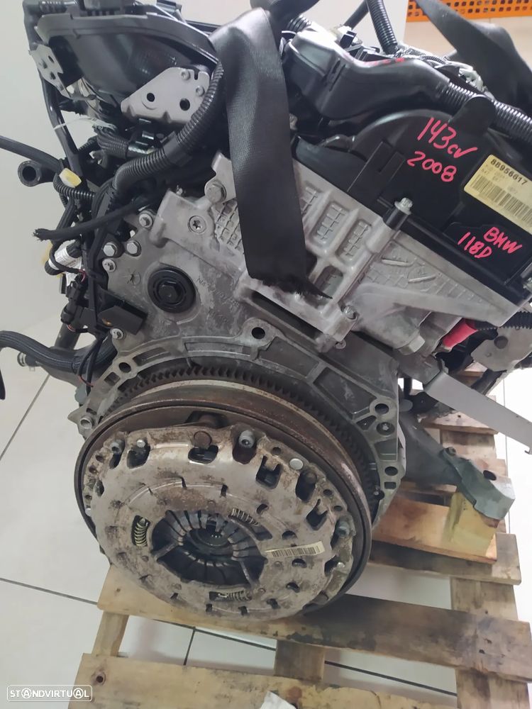 Motor BMW 118D 143cv E87 E90 2008 N47D20C caixa 6 velocidades CBB - 11