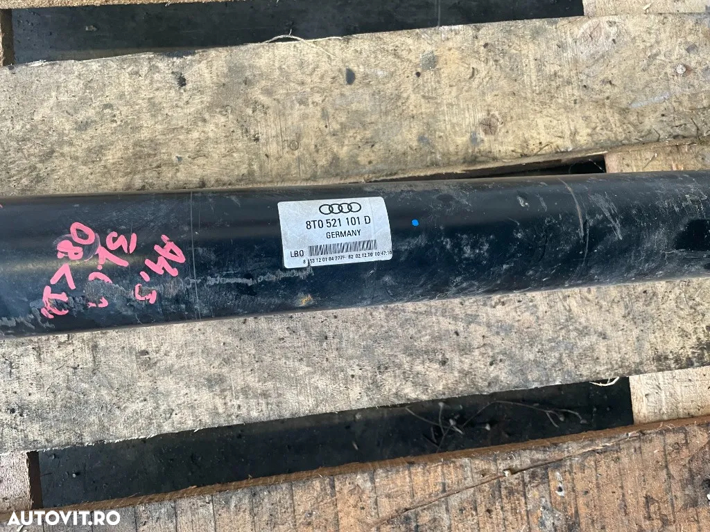 Cardan audi a4 b8 a5 8t 3.0 8t0521101d 2008 2009 2010 2011 2012 - 3