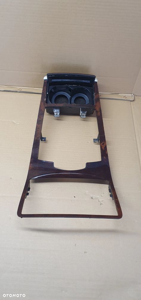 Osłona ramka dekor tunelu środkowego popielniczka drewno A8 D3 4E0863916 4E1858601 - 5