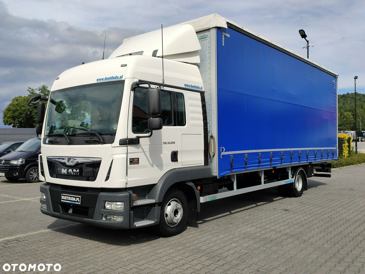 MAN TGL12.250 E6 Firana Tył Drzwi Dach Zsuwany Bogato Wyposażony - 4