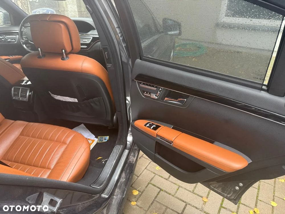 fotel fotele skora skory mercedes w221 long lift designo full europa masaze dynamica wentylowane - 7