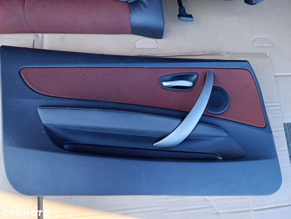 BMW 1 E81 3D FOTELE SIEDZENIA BOCZKI KOMPLET GRZANE PÓŁSKÓRA EUROPA - 15
