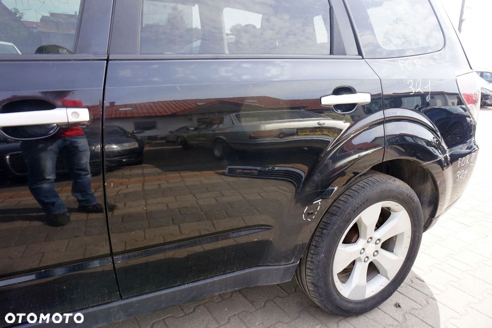 DRZWI TYLNE LEWE FORESTER III SH 32J  CZARNY SUBARU 2008-2013 - 4
