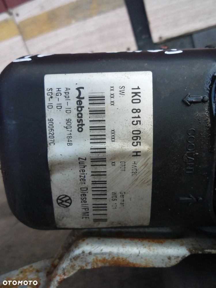 VW TOURAN I WEBASTO OGRZEWANIE 1K0815065H - 4
