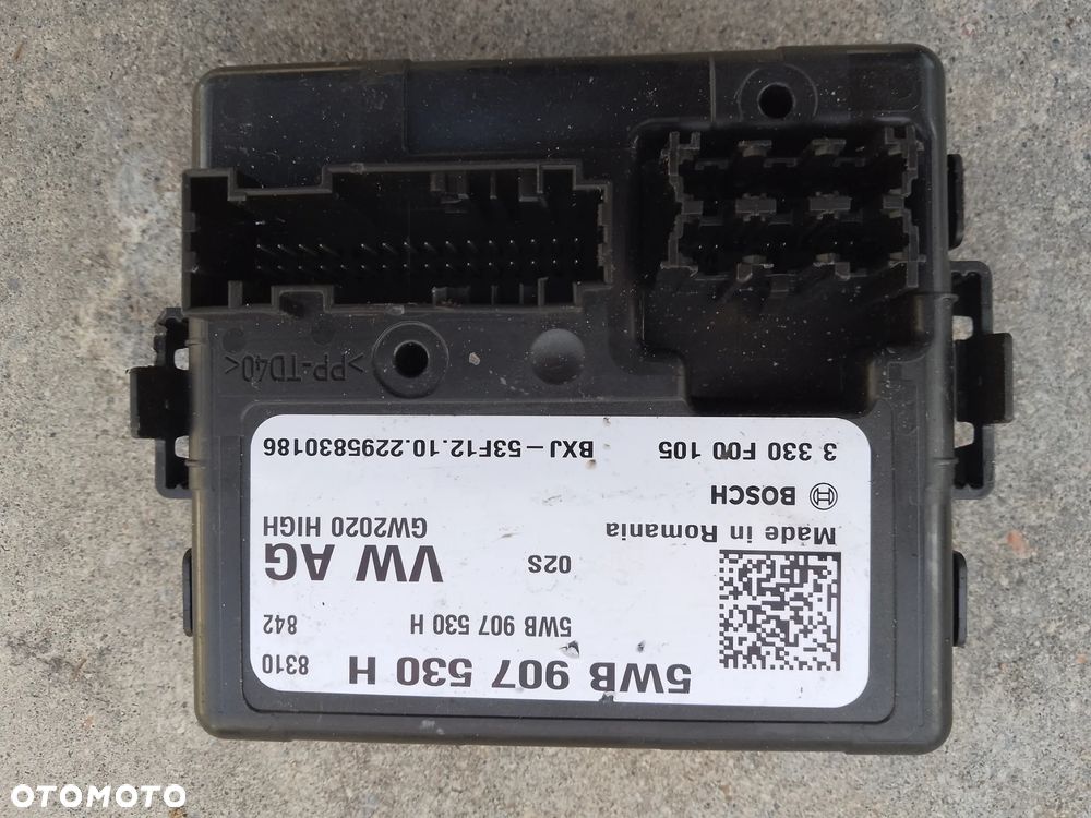 VW CADDY 2K 2K7 IV V 2023 MODUŁ STEROWNIK GATEWAY 5WB907530H EUROPA - 3