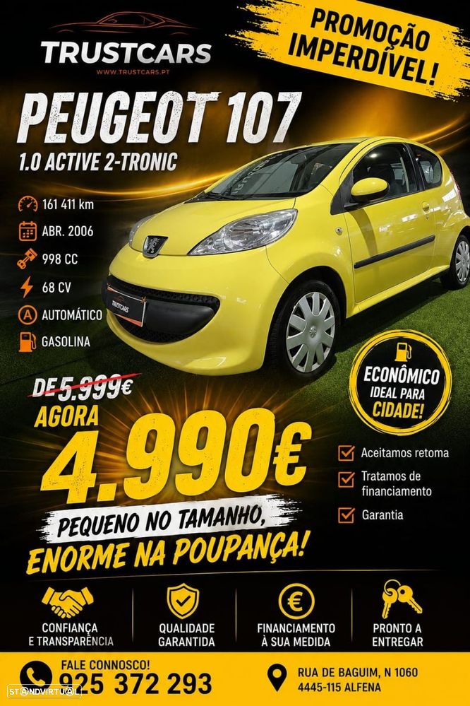 Peugeot 107 1.0 Active 2-Tronic - 2