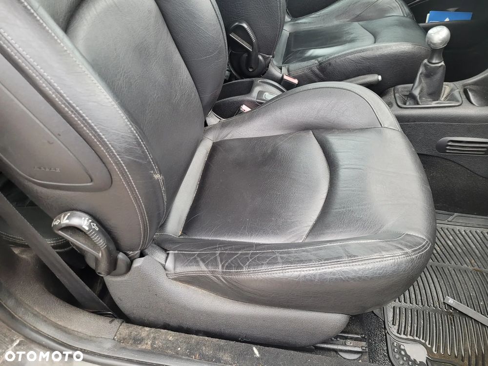 Fotel kierowcy pasażera kanapa Peugeot 206 CC Cabrio 2004r skóra - 6
