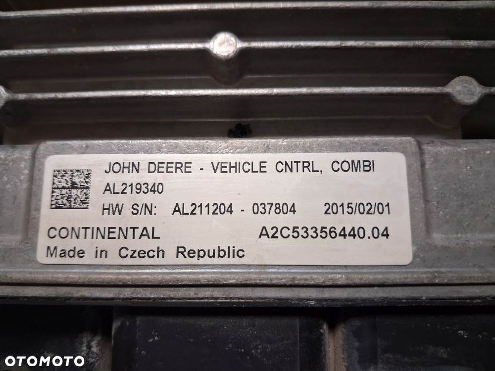 Komputer sterownik kabiny AL221367 John Deere 6125M - 2
