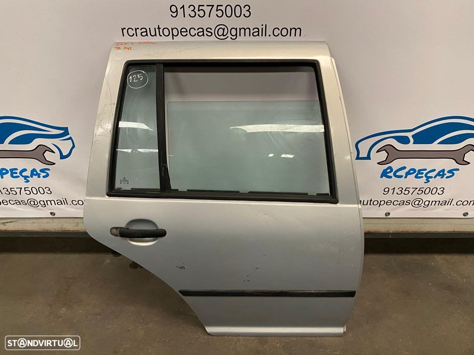 PORTA TRASEIRA TRÁS DIREITA VW VOLKSWAGEN GOLF IV 4 MK4 VARIANT CARRINHA FECHO ELEVADOR MOTOR PUXADOR VIDRO - 4