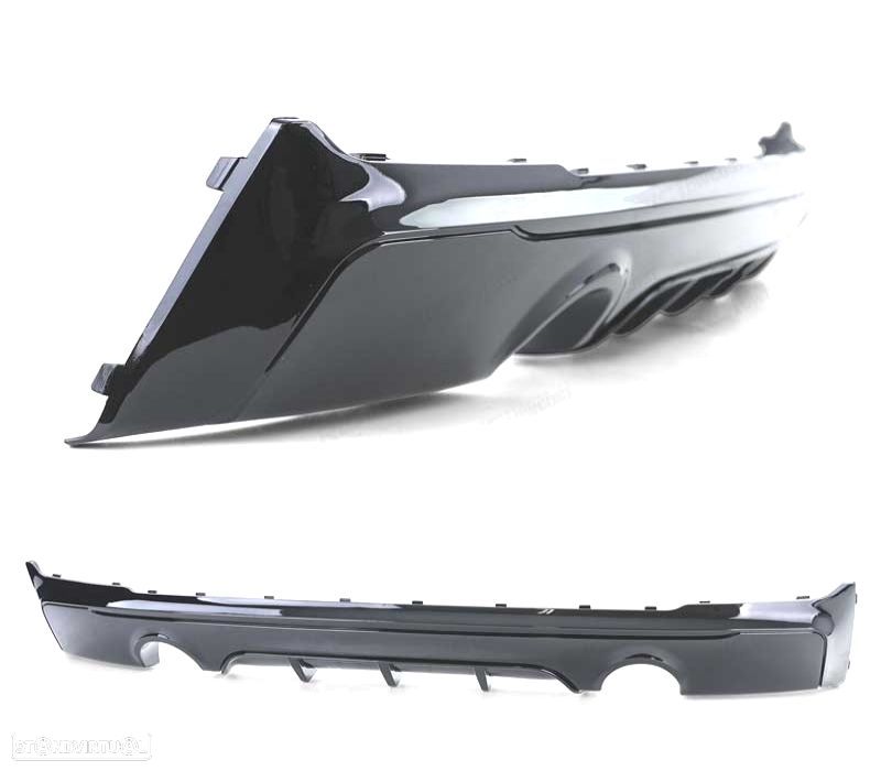 DIFUSOR BMW F22 F23 LOOK M PERFORMANCE PRETO BRILHANTE O---O - 2