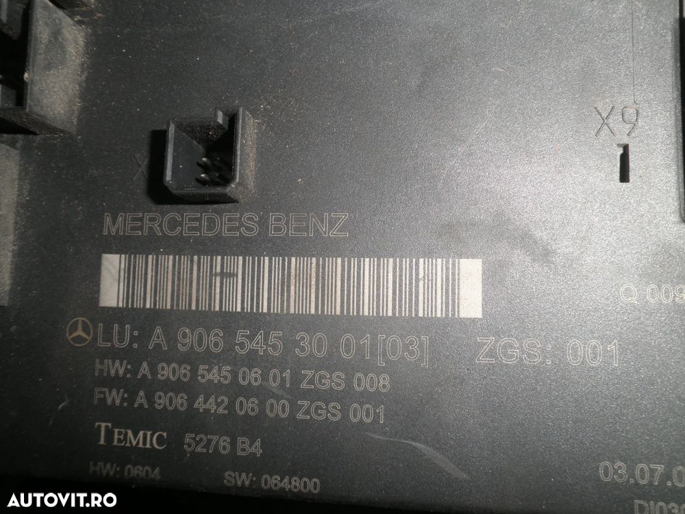 Modul confort / SAM Mercedes Sprinter 906 2.2 CDI, VW Crafter A9065453401 A9065454201 A9065453001 - 5