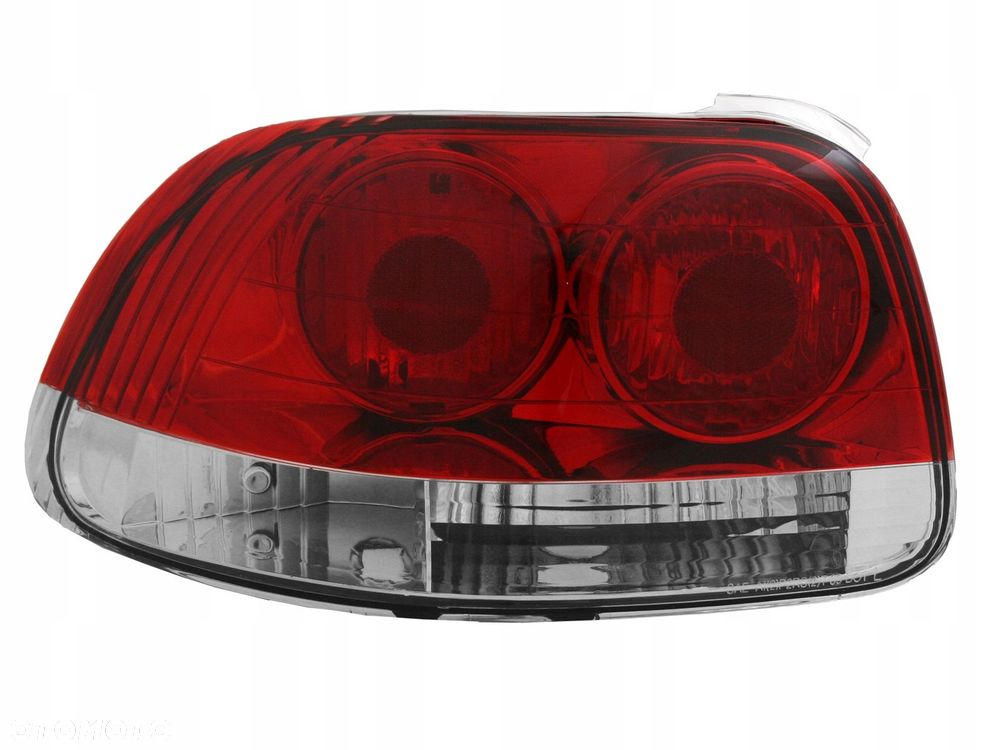 LAMPY TYL TYLNE KPL L+R CLEAR RED WHITE TUNING HONDA CRX DEL SOL - 1