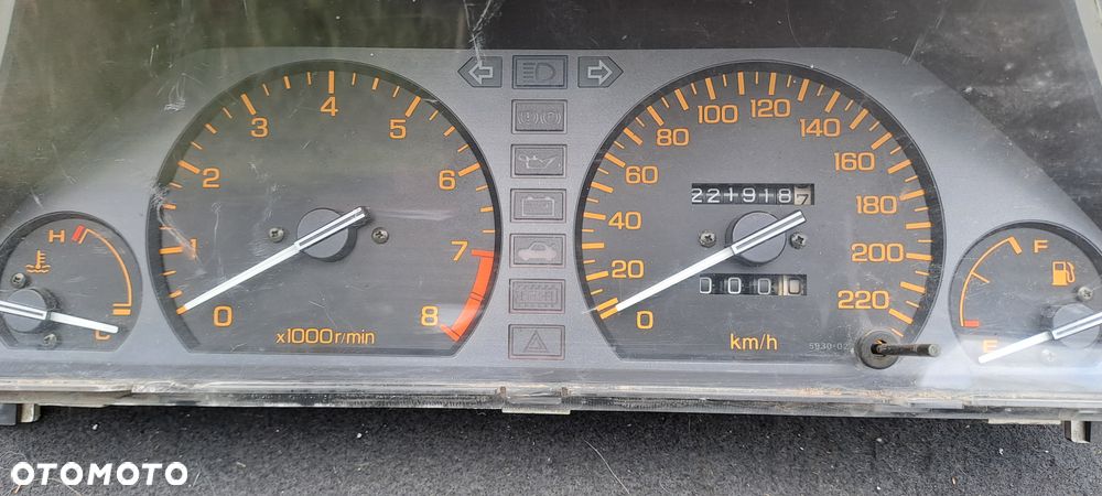 Honda Civic CRX 1983-1987 Oryginalny wskaźnik zegarowy OEM 220 km/h JDM EDM Rzadki - 3