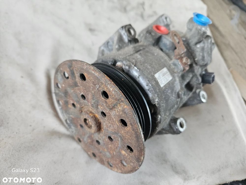Sprężarka kompresor klimatyzacji Toyota Avensis Verso T25 2,0 D4D 447260-1060 5SE12C - 3