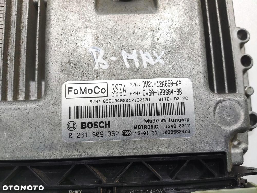 STEROWNIK KOMPUTER SILNIKA FORD B-MAX 1.0 ECOBOOST 2012-17 DV21-12A650-KA - 4