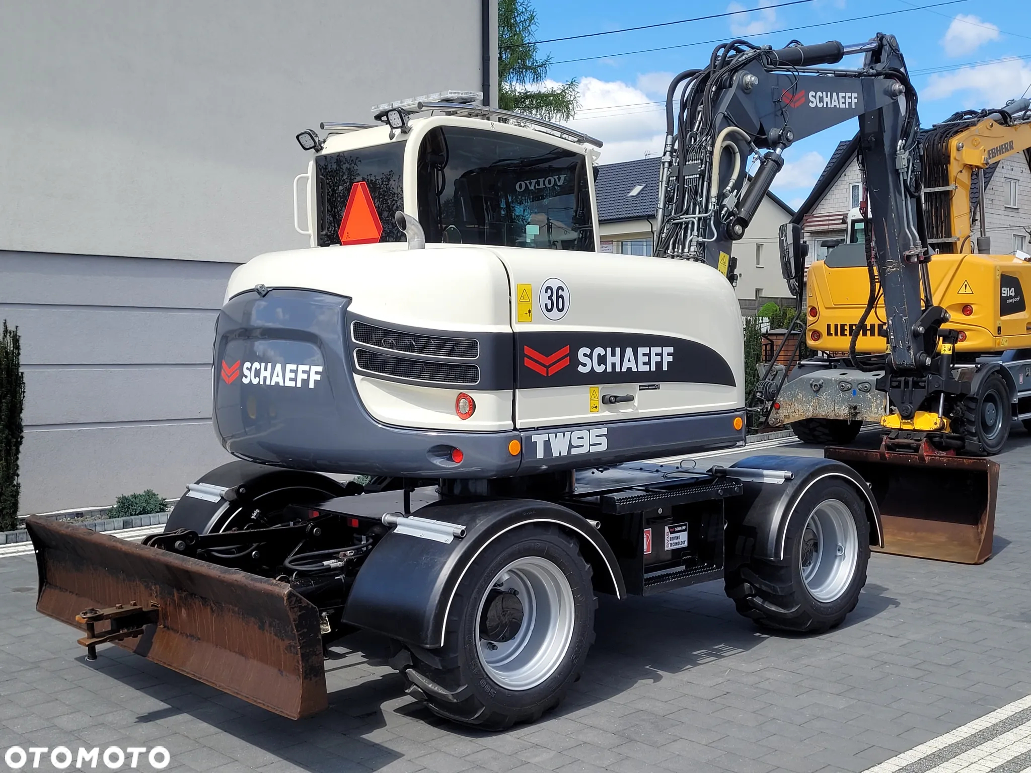 Schaeff TW95 / ROTOTILT ze szczypcami / bogate wyposażenie / - 7