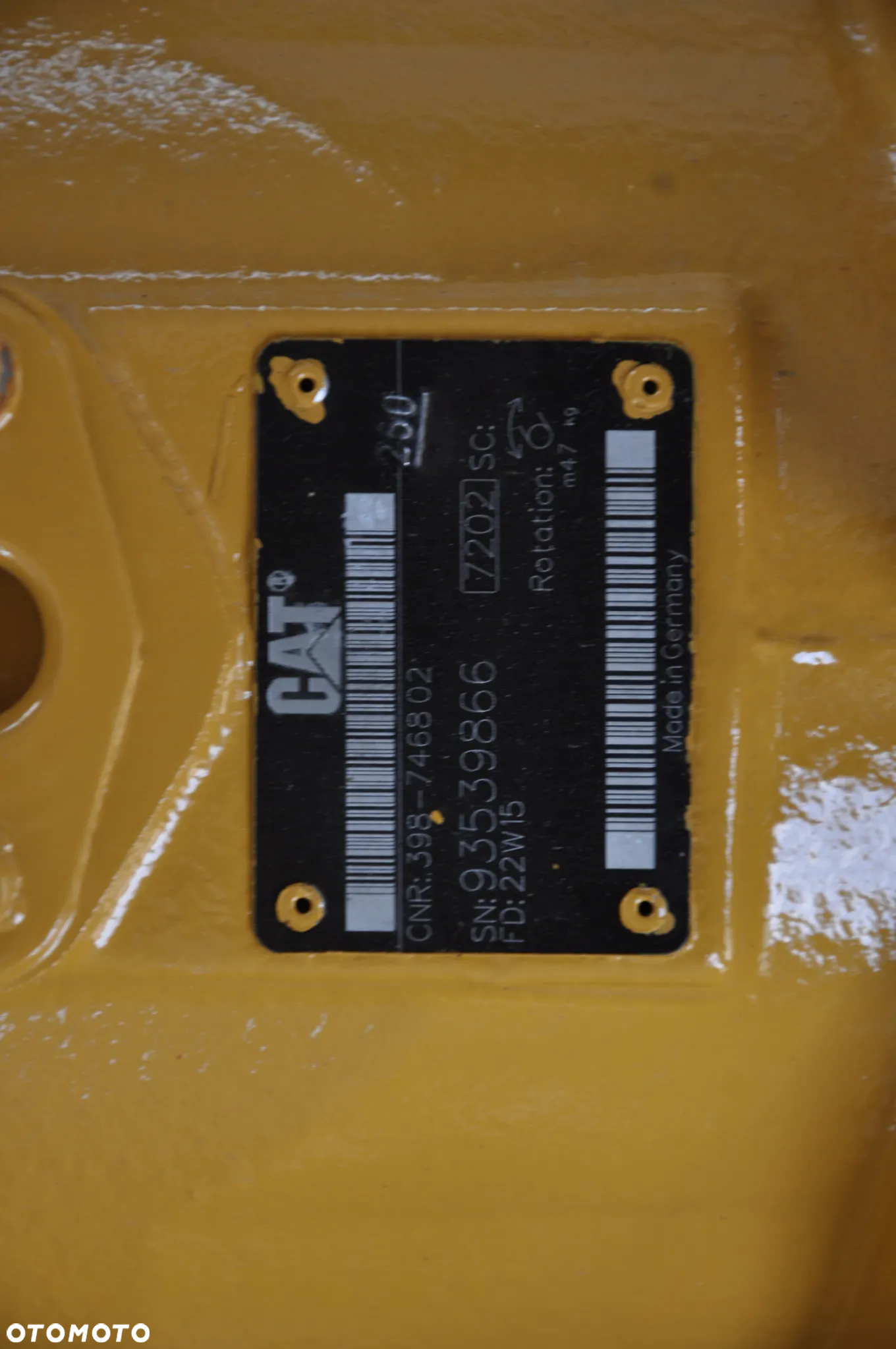 Hydromotor pompa silnik jazdy Cat Caterpillar Rexroth  398-746802 - 5