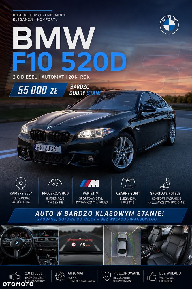BMW Seria 5 520d Sport-Aut BluePerformance - 20