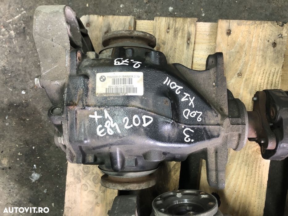 Grup spate,diferential BMW X1 E84 2.0 diesel raport 2.79 an 2009-2014 - 2