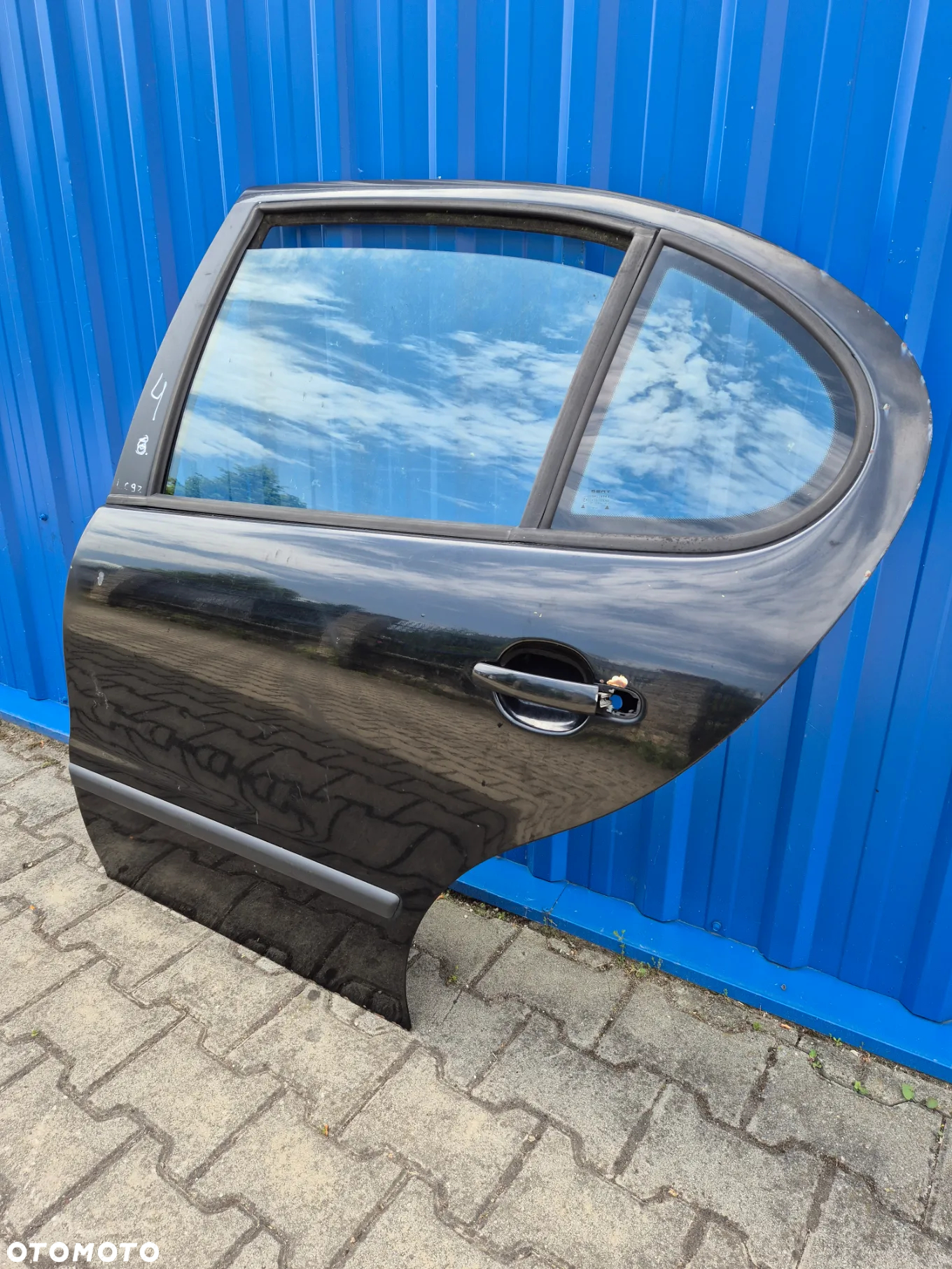DRZWI TYŁ LEWY LEWE SEAT LEON I ( 1 ) | SEAT TOLEDO II ( 2 ) LC9Z CZARNE - 3