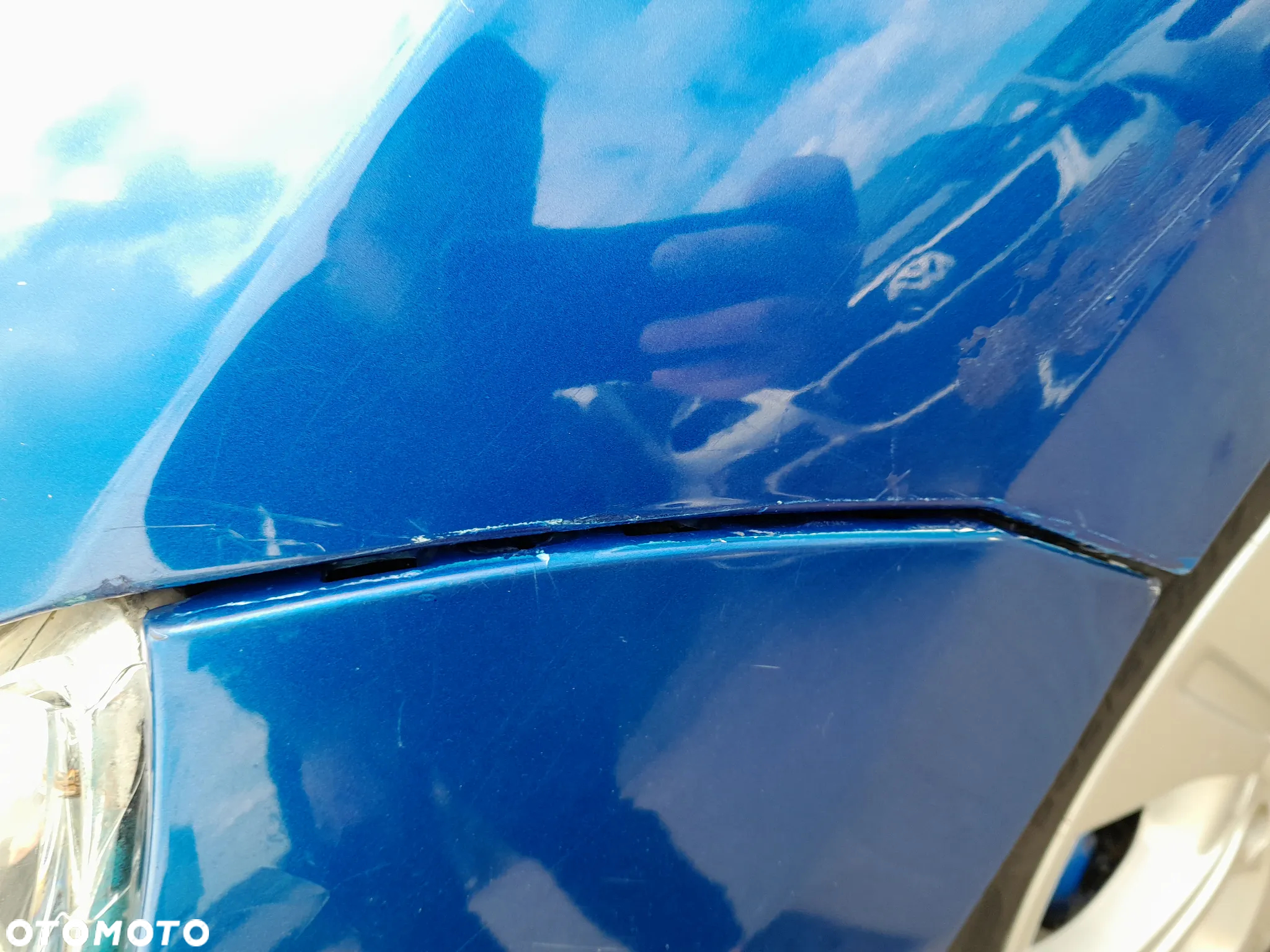 RENAULT MEANE III ZDERZAK PRZEDNI PRZÓD KOLOR: SAN913 - 2