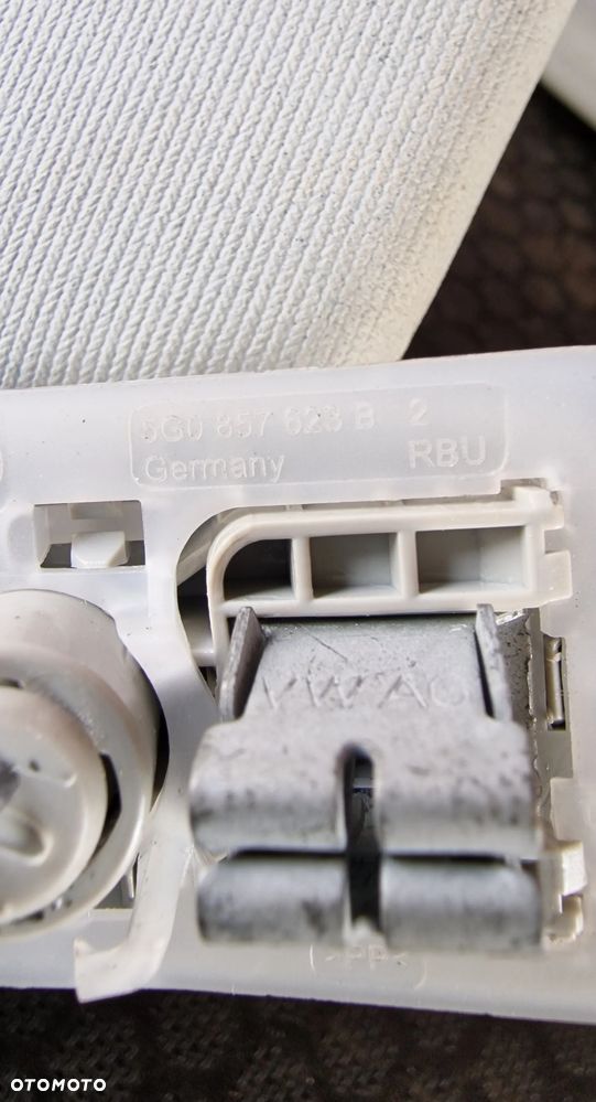 OSŁONA PRZECIWSŁONECZNA PRAWA LEWA 5G0857623B 5G0857624B VW GOLF VII - 9