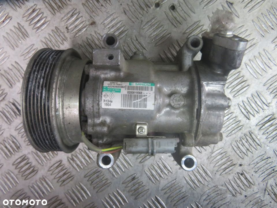 KOMPRESOR KLIMATYZACJI SPRĘŻARKA CLIO III PH1 1.2 16V 8200819568 1904 RENAULT 2005-2009 - 4