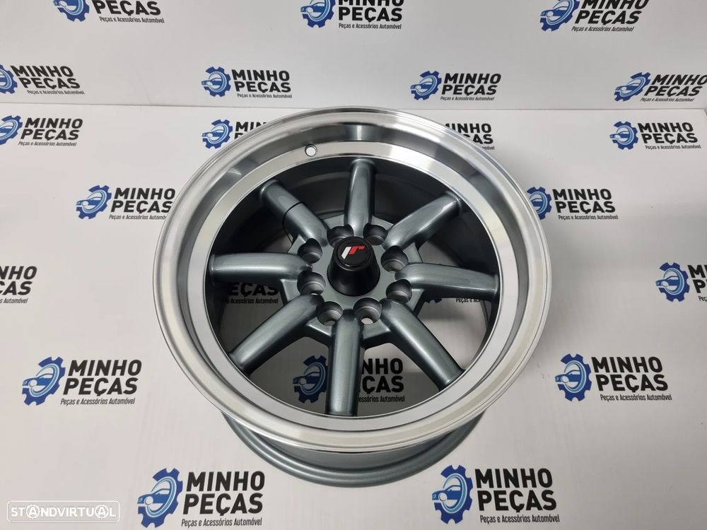 Jantes Japan Racing (JR19) em 15 GunMetal Aba Polida - 7