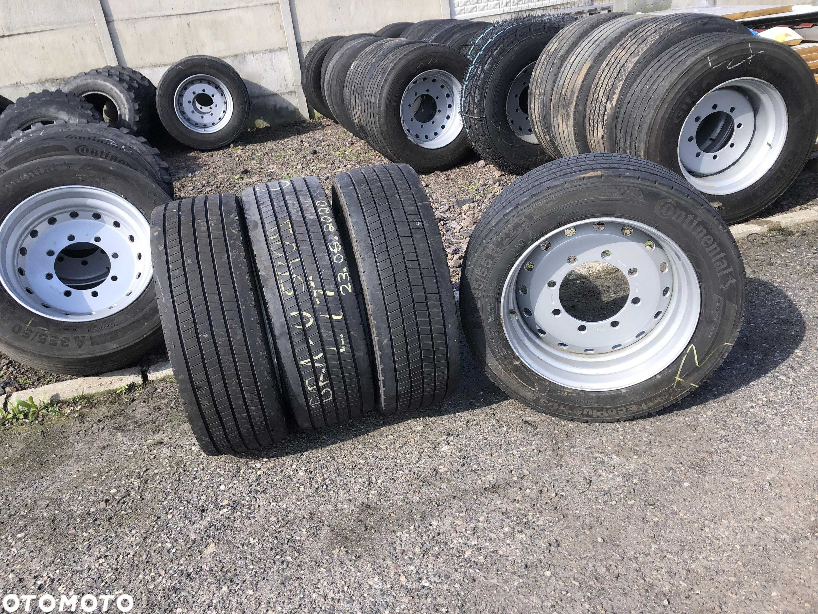 Koła do Przyczep HL 295/55r22.5 Wysokość 87cm 8-Otworów ET-0 FELGA NOW - 2