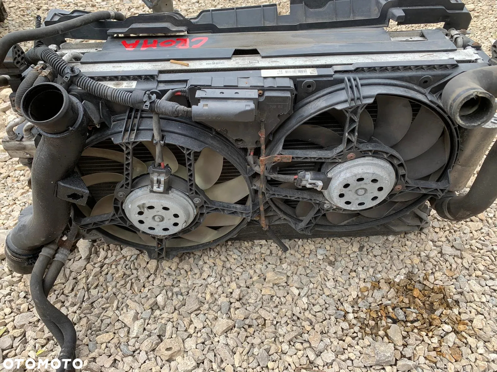 Chłodnice komplet wentylatory AUTOMAT FIAT CROMA 2.4 - 2