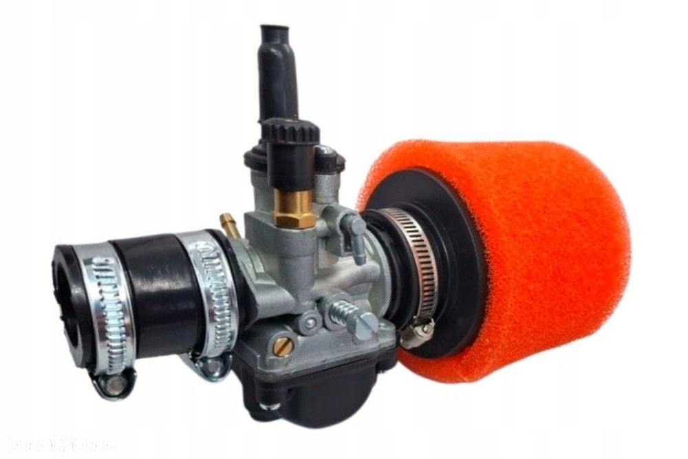 GAŹNIK WSK 125 21 mm  KRÓCIEC  FILTR POWIETRZA GĄBKA DELLORTO ZAMIENNIK