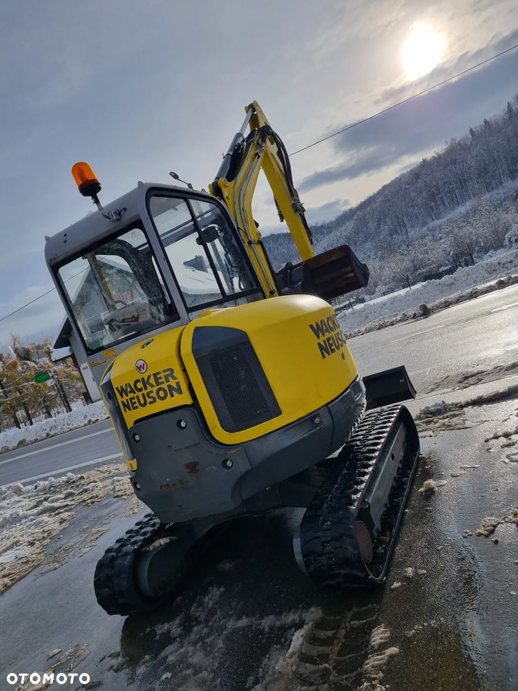 Wacker Neuson EZ38 koparka 4tony 2018r 1289h Import Norwegia-Maszyna JAK NOWA aktualna DEKRA 2026r. silnik Yanmar. dodatkowa linia Hydr. Zamki na tłokach. Szybko-złącze Hydra. 2 łyżki. Zero luzów wycieków. Okazja! - 3