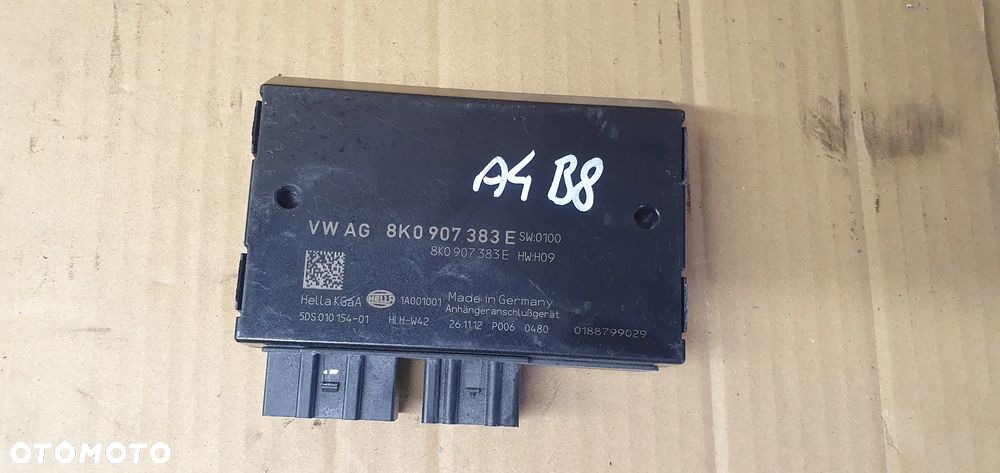 Moduł sterownik haka Audi A4 B8 A5 8K0907383E - 1