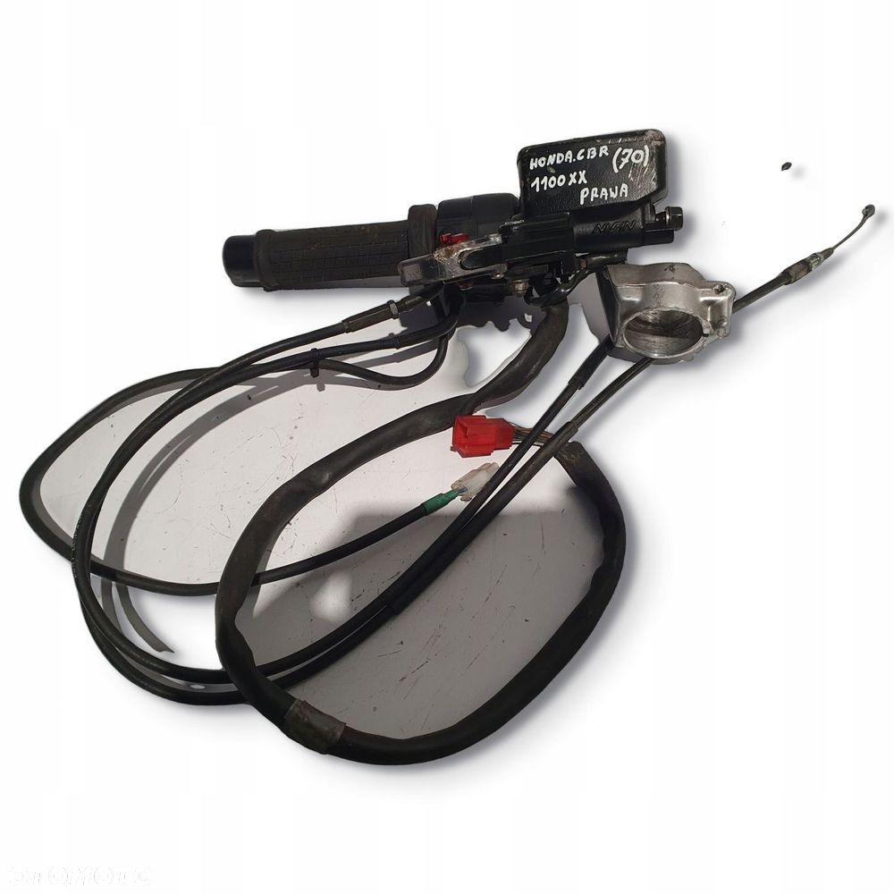 PRAWA MANETKA GAZU Honda CBR 1100XX 99-06 Przełącznik Starter linka pompka - 1