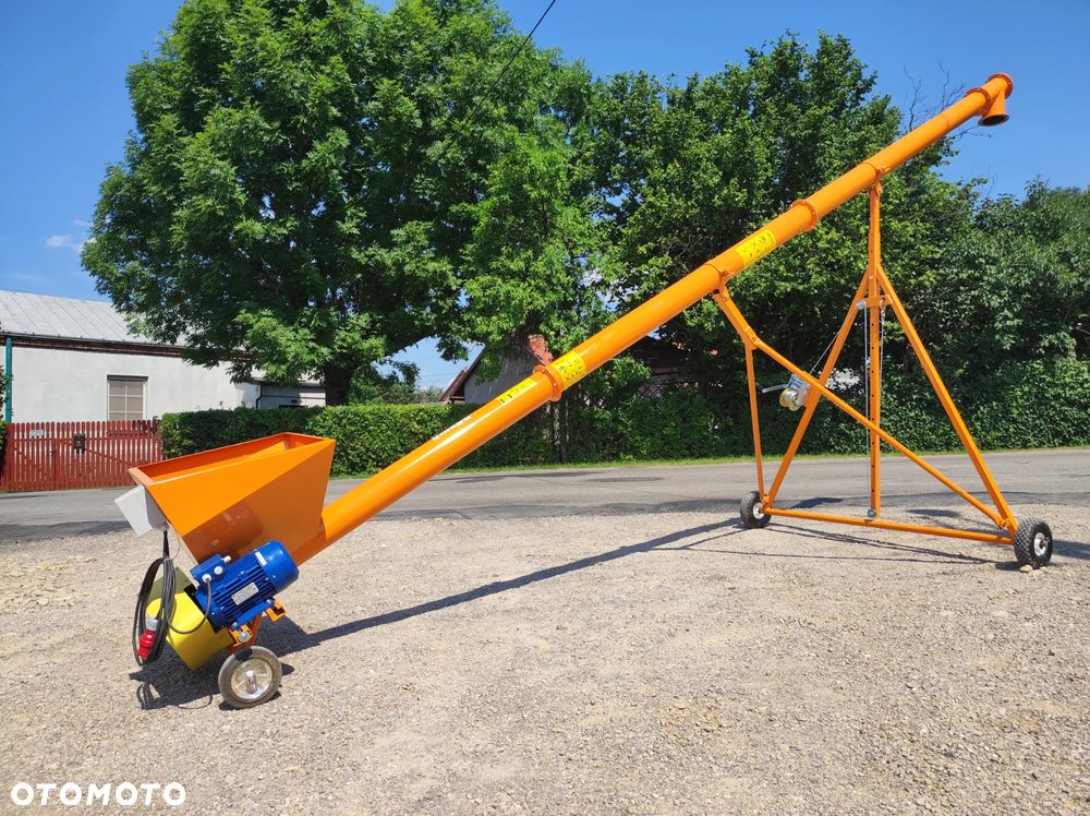 Przenośnik ślimakowy/żmijka do zboża fi140/fi200 OSUCH 2-12m/ podpora - 2