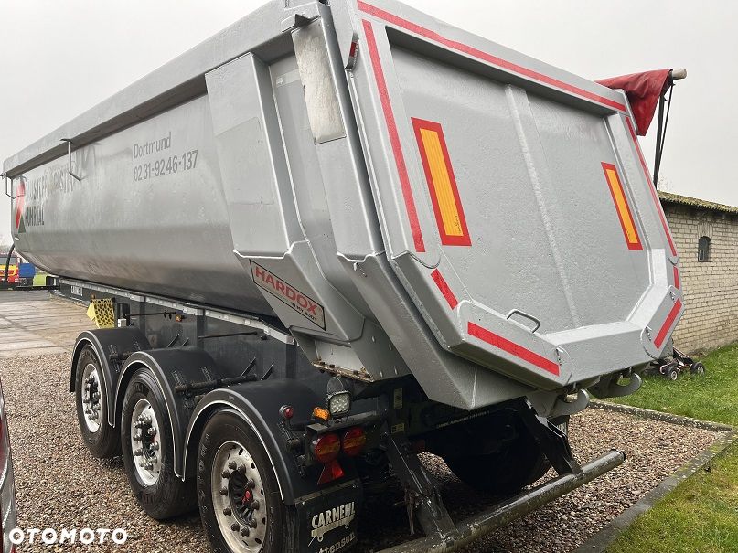 Carnehl CHKS/HH stalowa 28m3 Hardox rynna 2019 naczepa wywrotka stal z NIEMIEC - 7
