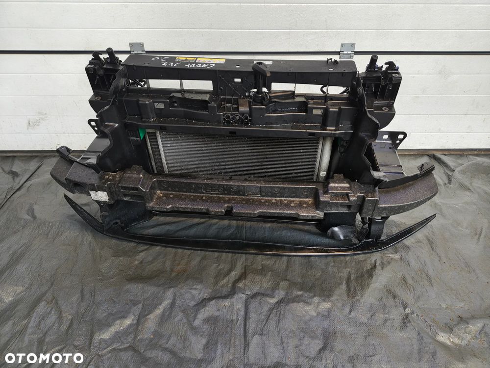 VW CADDY V 2K7 FORD CONNECT MK3 pas przedni chłodnice KOMPLET wentylatory 2.0 TDI 22 ROK  18 tys przbiegu KOMPLET - 2
