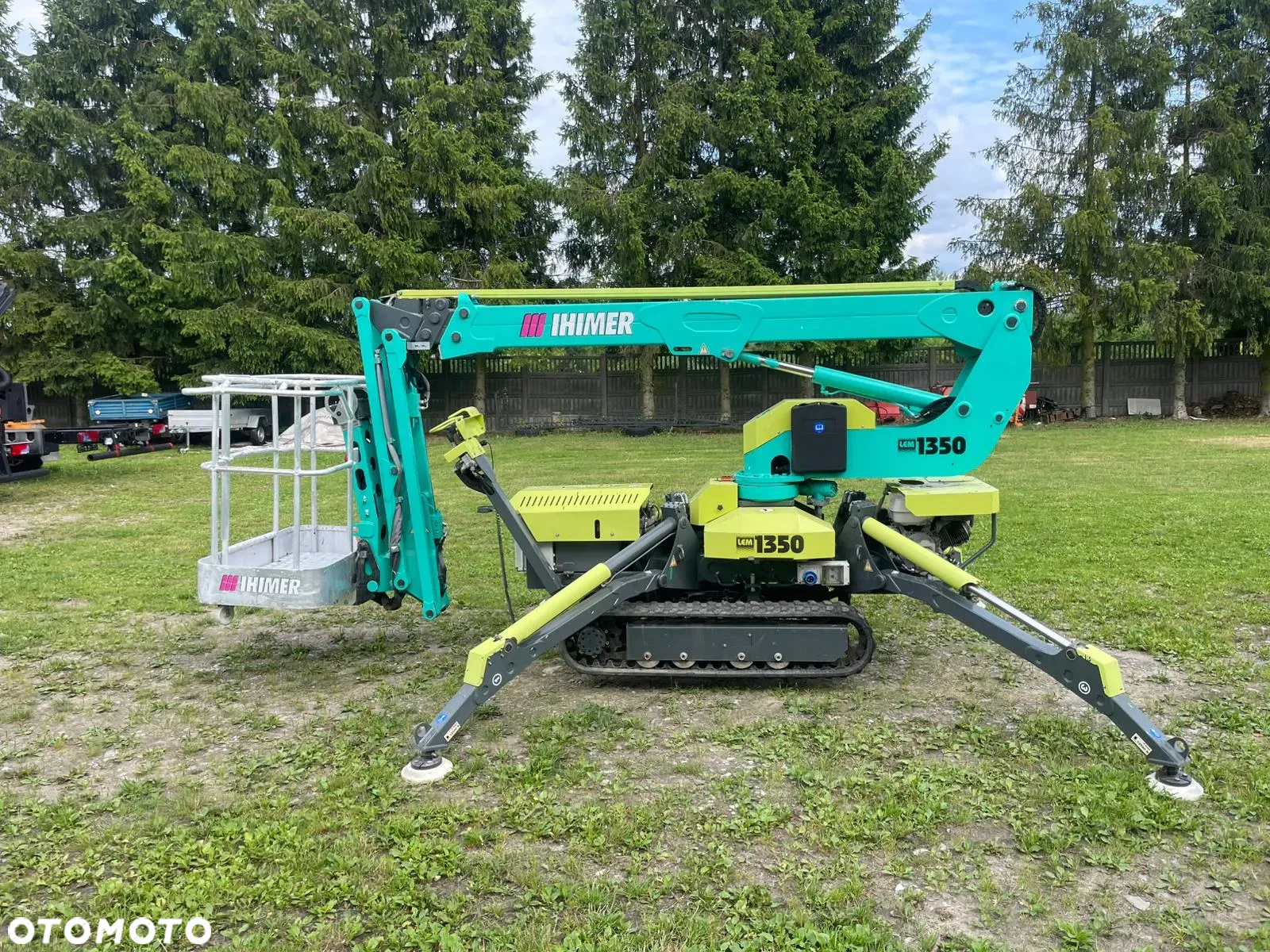 Inny IHIMER PODNOŚNIK KOSZOWY PAJĄK 13M 1360 KG Honda + 230V - 9