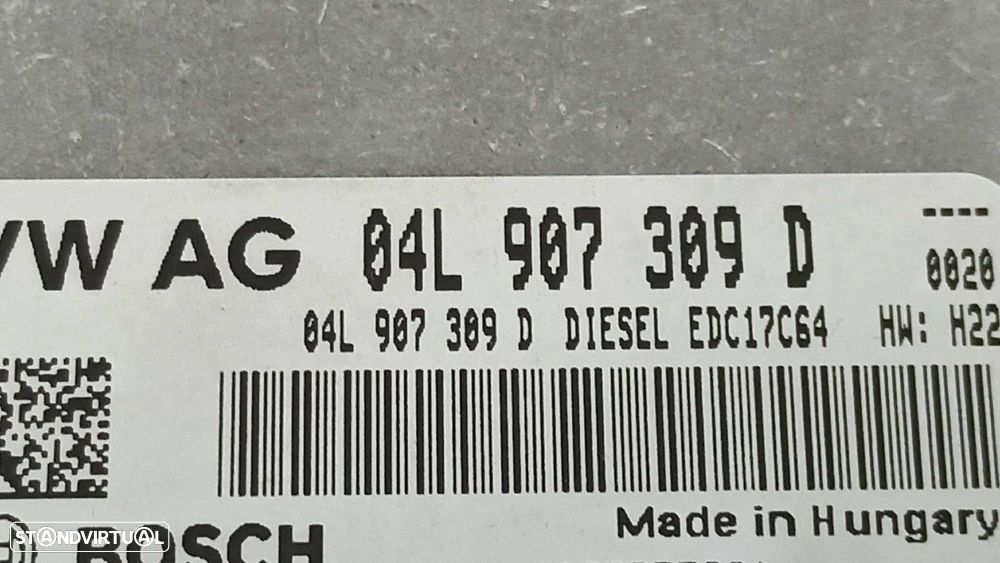 CENTRALINA DO MOTOR UCE AUDI A3 SPORTBACK (8VA) AMBITION - 4