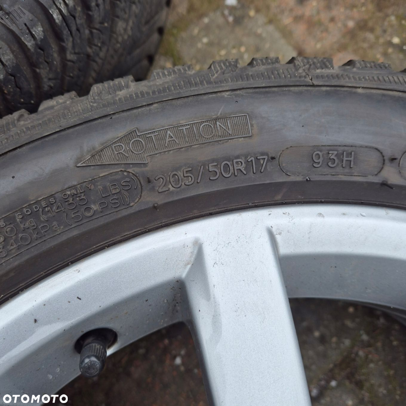 ZIMA KOŁA 17 VW GOLF GTI CADDY TOURAN PASSAT LEON R-LINE DIJON 205/50 R17 - 8