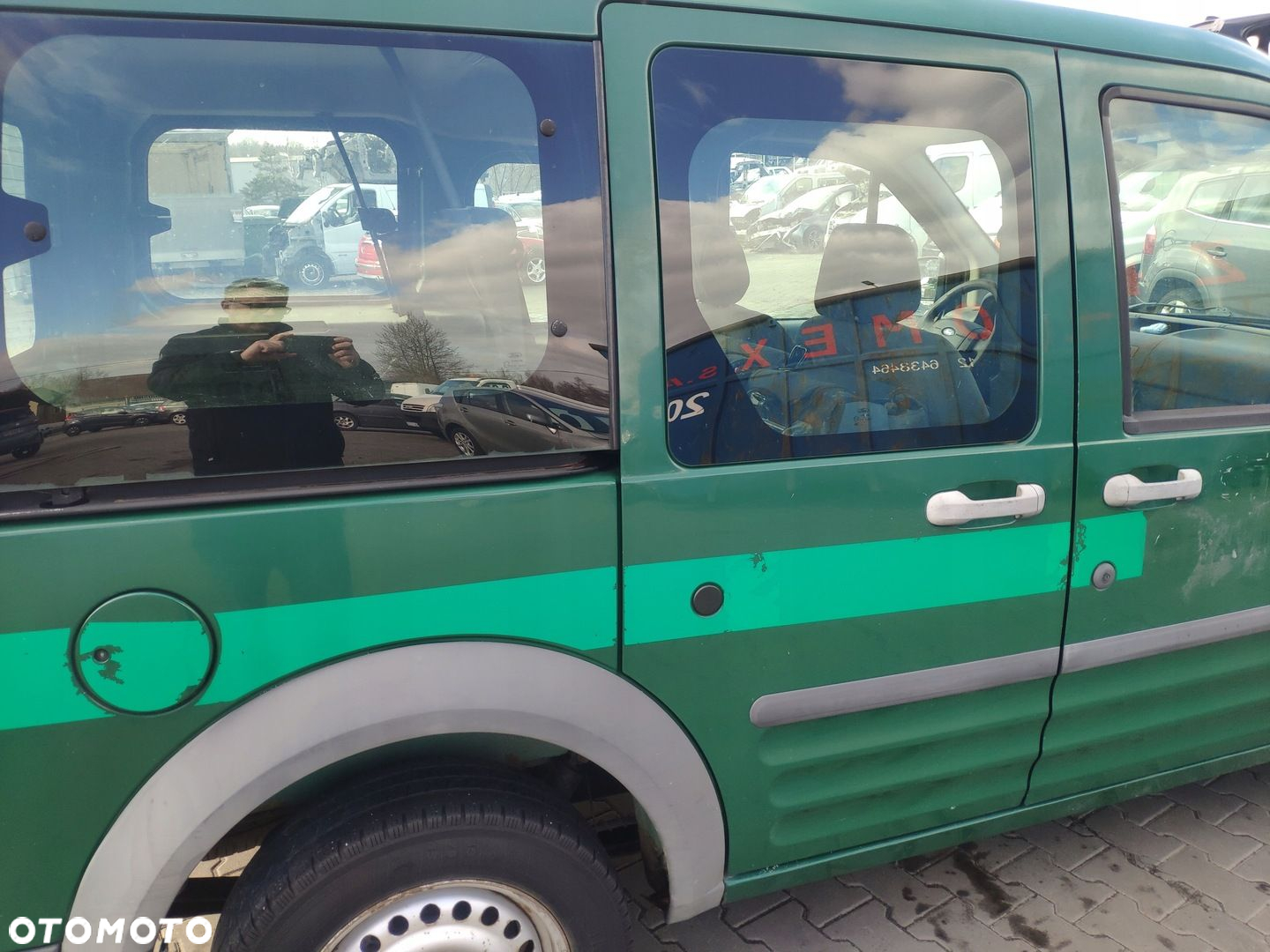 Ford TOURNEO CONNECT MK1 DRZWI PRAWE PRZESUWNE SZYBA DRZWI - 10