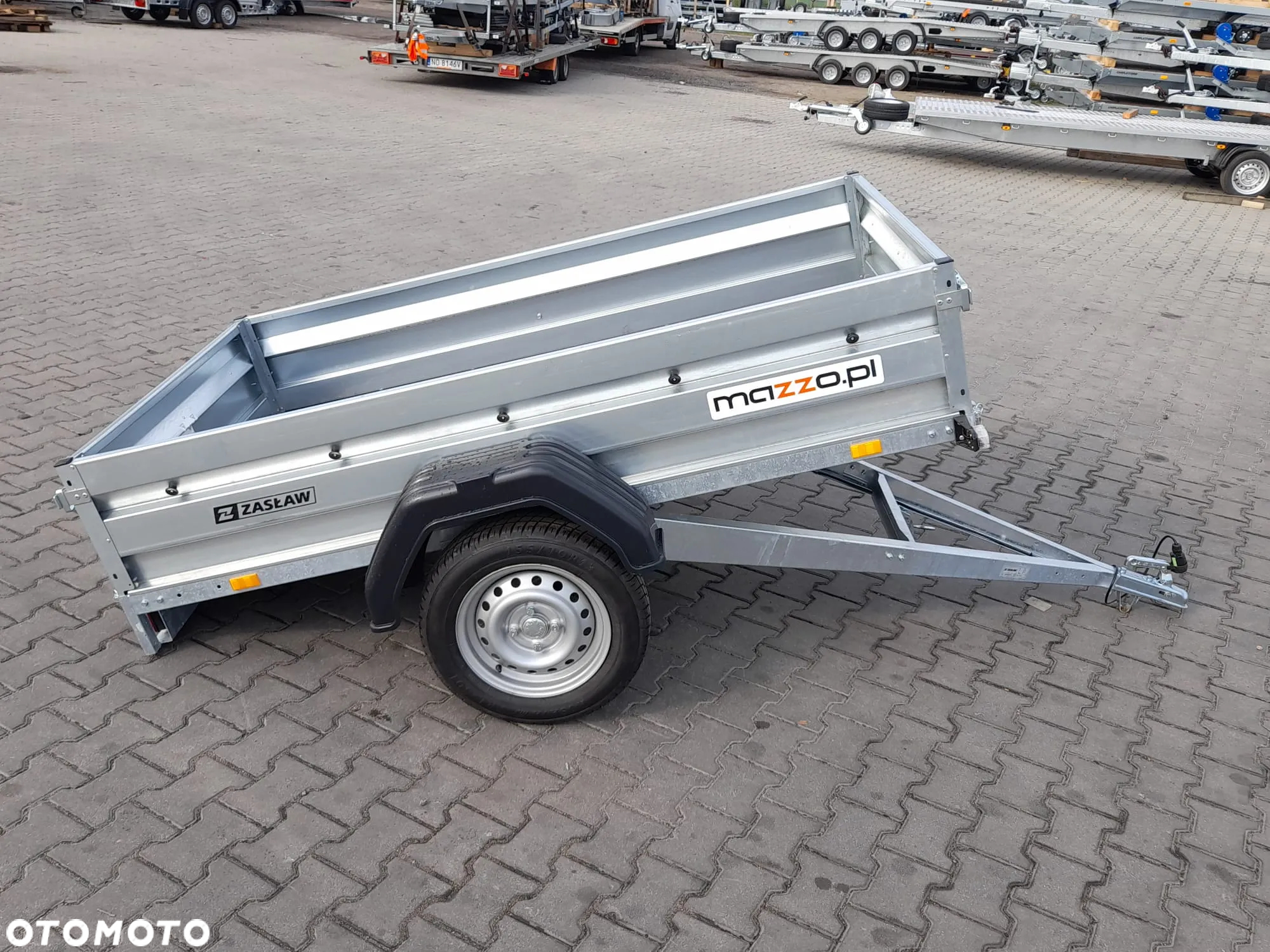 Zaslaw Dostawa Przyczepka uchylna DMC750kg 205x122x35cm SOLIDNA I MOCNA! HIT! - 10